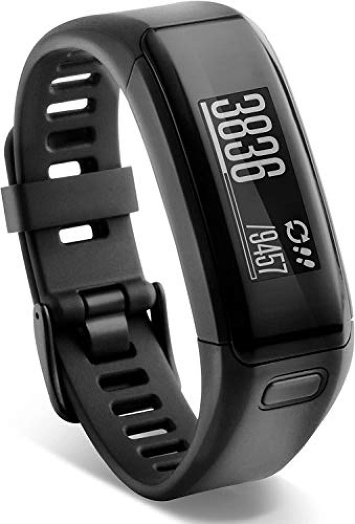 Garmin vívosmart HR Activity Tracker Regular Fit Smart Fitness Band- Black-010-N1955-00(Renewed)