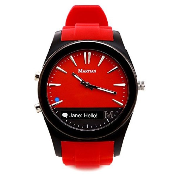 Martian Watches Notifier Smartwatch - Red