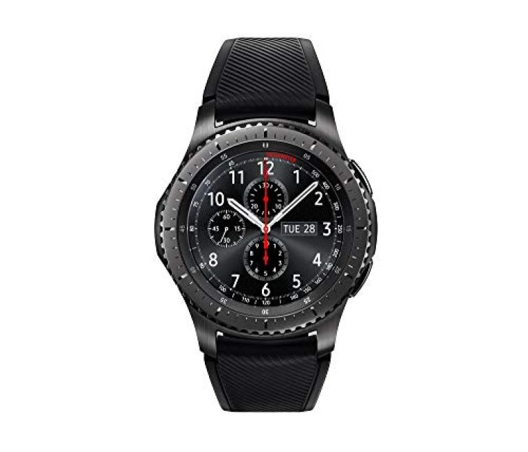 SAMSUNG GEAR S3 FRONTIER Smartwatch 46MM (Bluetooth Only) - Dark Grey (Renewed)
