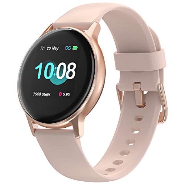UMIDIGI Smart Watch, Uwatch 2S Fitness Tracker with Personalized Watch Faces, Activity Tracker with 1.3" Touch Screen, 5ATM Waterproof Smartwatch with Heart Rate Monitor, for Women and Men